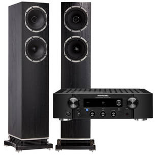 FYNE AUDIO F501 Fornir + Marantz PM7000N Czarny
