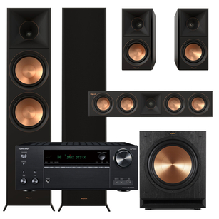 Klipsch Seria II RP-8000F + RP-500M + RP-404C + SPL-120 + ONKYO TX-NR7100