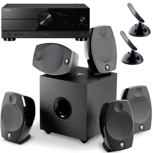 FOCAL SIB EVO 5.1 ZESTAW KOLUMN KINA 5.1 EISA + UCHWYTY + YAMAHA Aventage RX-A2A