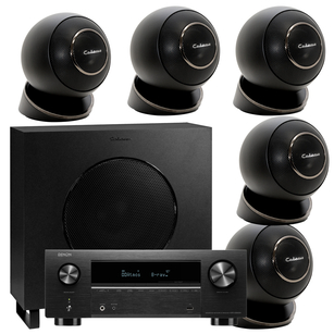 Cabasse EOLE 4 Zestaw kolumn 5.1 + DENON AVR-X2800H 7.2 8K Ultra HD, HEOS