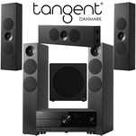 Tangent Spectrum II X6 x2 + XLCR x3 +  XSW8 + YAMAHA RX-A2A Zestaw kina 5.1 - 2