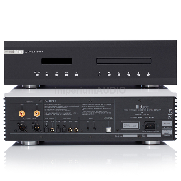 Musical Fidelity M6SCD Odtwarzacz CD DAC Burr-Brown PCM1795 32 bit Delta-Sigma