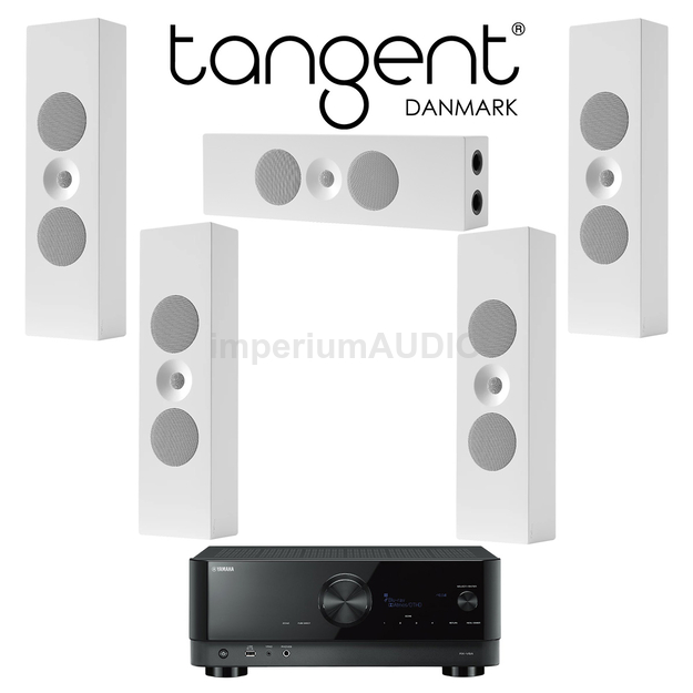 Tangent Spectrum II XLCR x5 + YAMAHA RX-V6A Zestaw kina 5.0