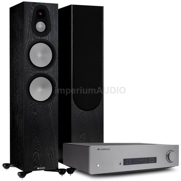 MONITOR AUDIO Silver 500 + CAMBRIDGE AUDIO CXA81 MK II 2x120W SABRE32 DAC