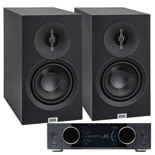 ELAC Debut 3.0 B6.3 Kolumny podstawkowe + ONKYO Muse Y-40 Wzmacniacz All-in-One Axign HDMI ARC