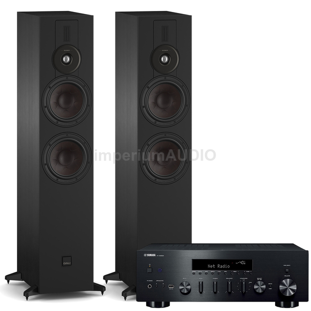 Dali SONIK 7 Kolumny podłogowe SMC + Yamaha R-N600A Amplituner stereo MusicCast DAB+