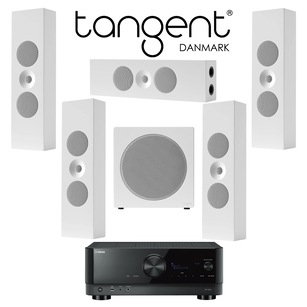 Tangent Spectrum II XLCR x5 + XSW8 + YAMAHA RX-V6A Zestaw kina 5.1