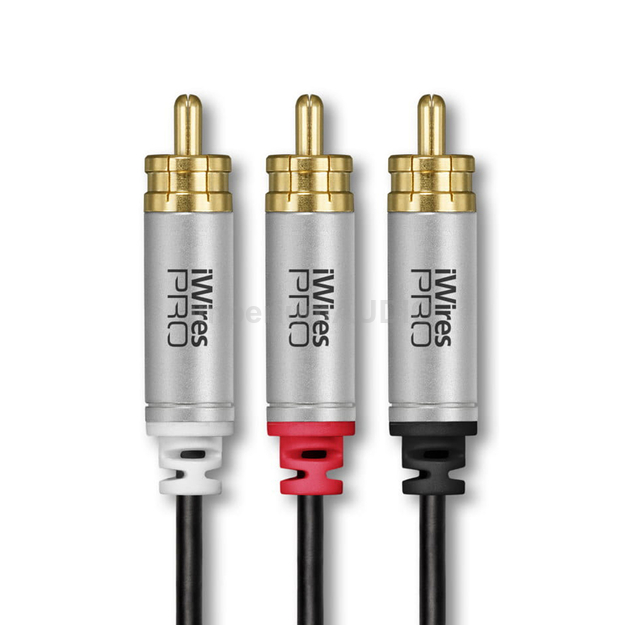 Techlink iWires PRO Kabel do subwoofera 2xRCA - 1xRCA Typ Y 3m