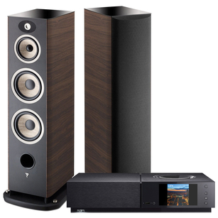 FOCAL Aria 948 Walnut + NAIM Uniti Nova Odtwarzacz sieciowy ze wzmacniaczem All in One - Używane - Gwarancja !