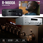 Yamaha R-N600A Amplituner stereo z MusicCast + YAMAHA CD-S303 Odtwarzacz CD - 5