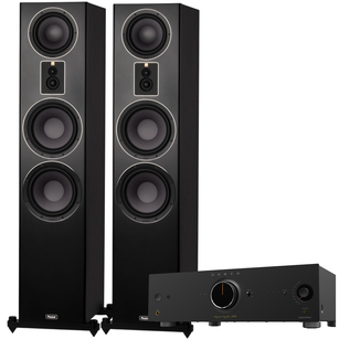 Magnat Signature 809 Kolumna podłogowa Hi-Res  Black + Onkyo Icon A-50 Sieciowy Wzmacniacz Stereo
